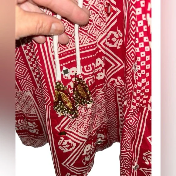 ✌🏻COACHELLA FESTIVAL VIBES!! TWENTY-ONE GORGEOUS FLOWING SEQUINED BOHO SKIRT - Picture 9 of 15